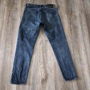 Moussy Vintage Made In Japan Women's Dark Gray Straight Jeans Size 26